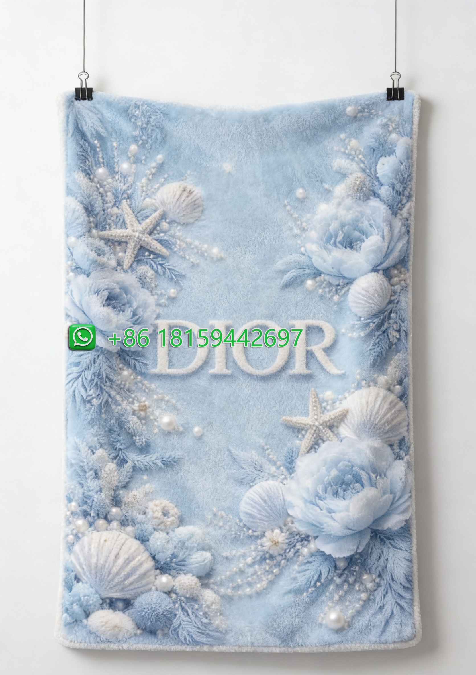 Dior Throw Blankets
